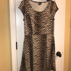 teen girls animal print dress